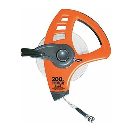 UPC: 0052837027316 | Keson Tape Measure 1/2 Inx200 ft Orange/Black FLT1810200