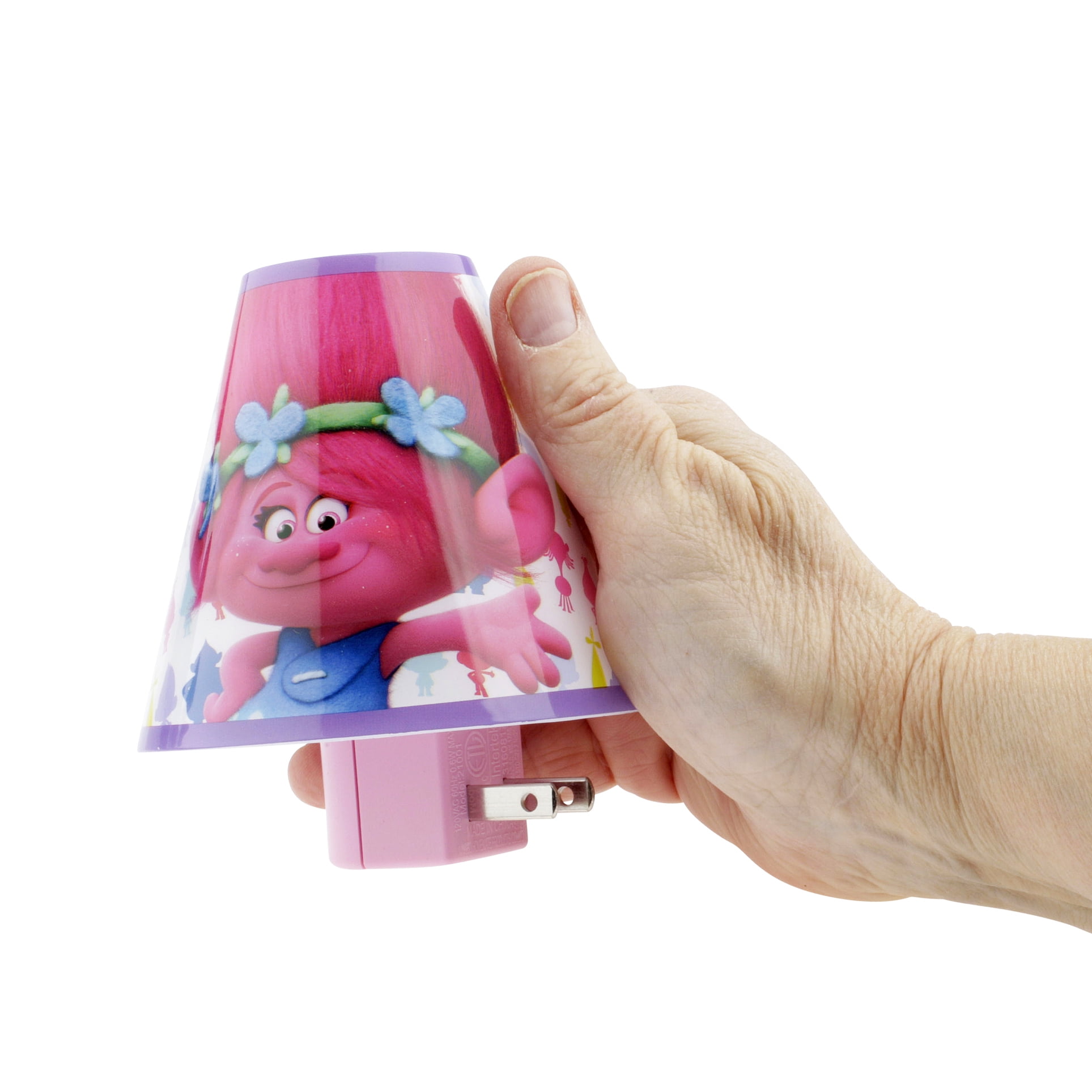 DreamWorks Trolls Movie Pink LED Plug-In Night-Light