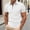 White, variant on Short Sleeve Polo Shirts for Men Summer Casual Quarter Zipper Collared Textured Plain Tshirts Work Shirts Golf Shirt