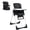 Dark Black, variant on INFANS 4 in 1 High Chair–Booster Seat, Convertible Highchair w/Adjustable Height, Removable Tray, Detachable Cushion, Installation-Free, Simple Fold for Baby, Infant & Toddler, Gray