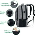 thumbnail image 3 of Travel Laptop Backpack Gaming Backpack Water-Repellent Business College Daypack Stylish Laptop Bag for Men/Women - Dark gray, 3 of 7