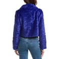thumbnail image 2 of Unreal Fur womens  Polaris Crop Jacket, m, Blue, 2 of 3