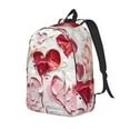 thumbnail image 1 of Balery Textured Heart Abstract Art Mochila Clásica Impresa Básica para Viaje, Mochila Escolar Resistente al Agua, Mochila de Lona con Correas Ajustables-Medium, 1 of 5
