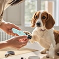 thumbnail image 2 of Riforla Nail Grinder Rechargeable USB El Ectric Pet Nail Trimmers Silent Charging Pet P Aws C Li Ppers Quiet Puppy Nail File Smoothing Tool for Small Medium Large Dogs Cats Pet Supplies Blue, 2 of 5