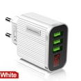thumbnail image 5 of Digital Display USB Charger for Phone Tablet 3 USB Wall Charger (Black US), 5 of 5