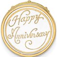thumbnail image 4 of 14K Yellow Gold 3-D Happy Anniversary Cake With Frosting Charm (20 X 12.57) Made In United States k6872, 4 of 5