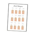 thumbnail image 2 of Tachiuwa Nail Shape Display DIY Fashion Design Nails Color Display Board Nail Art Tool F, 2 of 9