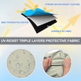 thumbnail image 4 of Unique Bargains Bimini Top Storage Boot Cover Light Hole 600D Canvas Beige, 4 of 7