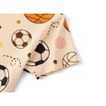 thumbnail image 4 of Beezizac Snug-Fitting Pajamas for Boys – Summer Modal Fiber Toddler/Little PJs Basketball Soccer Jammies Size 5T, 4 of 7