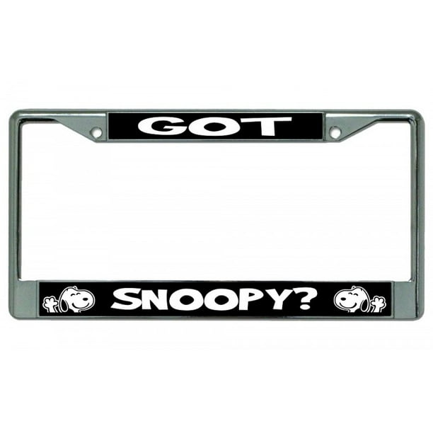Got Snoopy Chrome License Plate Frame Walmart.ca