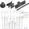 thumbnail image 3 of WWS-Fish Finder Mount Base, Universal 360° Rotation Ball-Mount Fish Finder Bracket, Nylon & Stainless Steel Electronic Fish Finder Holder for Marine Boat Kayak Pontoon Canoe, 3 of 4