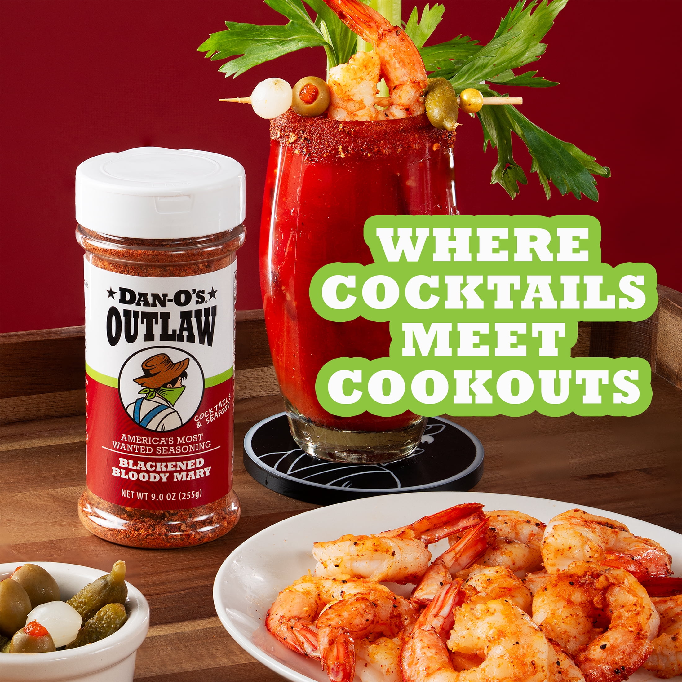 Dan-O's Outlaw Blackened Bloody Mary - All purpose seasoning great for grilling or cocktails (9 oz)