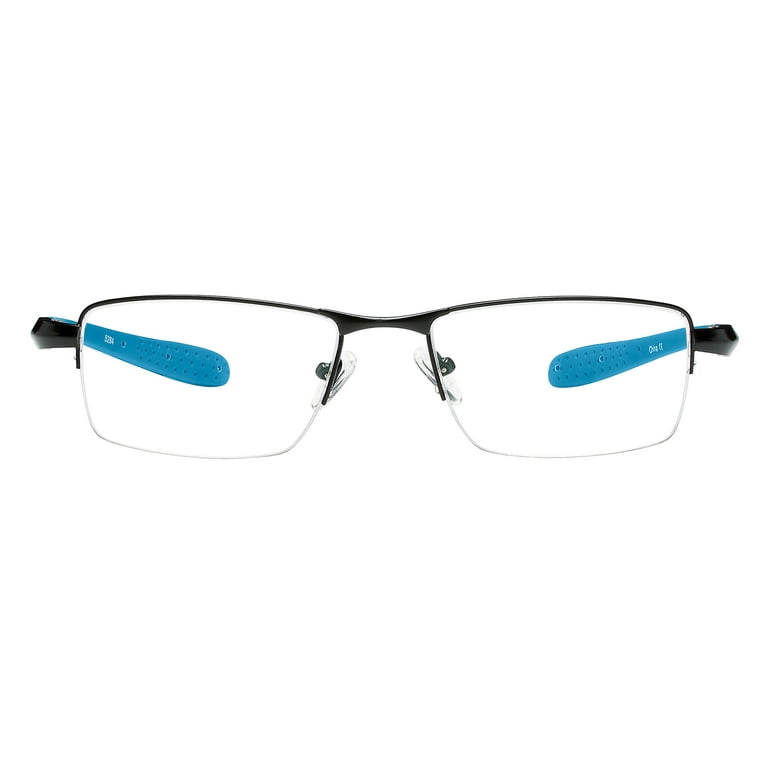 SAV Sportex Reading Glasses, Semi-Rimless Sport Frame, AR4145, +