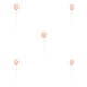 thumbnail image 3 of Monstrate Kit de decoración de pasteles Globos Herramientas para hornear Fuente de fiesta de espuma para bricolaje Rosa Rosado 5piezas, 3 of 6