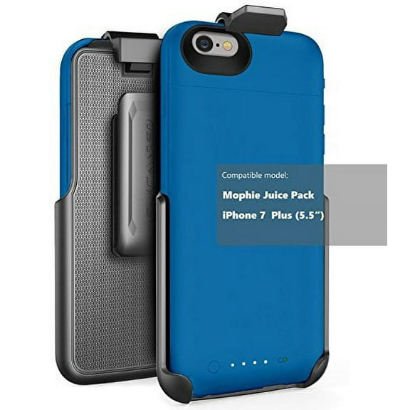 Belt Clip Holster for Mophie air and Mophie plus Juice Pack Battery Case - iPhone 7 Plus (5.5") by Encased (case sold s