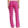 thumbnail image 3 of District Ladies Juniors Flannel Plaid Pant, Navy L, 3 of 4