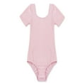 thumbnail image 3 of iiniim Kids Girls One Piece Ballet Dance Gymnastic Leotard Classic Short Sleeves Jumpsuit Dancewear, 3 of 7
