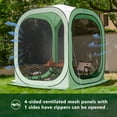 thumbnail image 4 of Werph Pop Up Canopy, Portable Canopy Tent with Mesh Mosquito Net, Screen House Room Camping Canopy Shade Tent, 6x6 in Green, 4 of 7