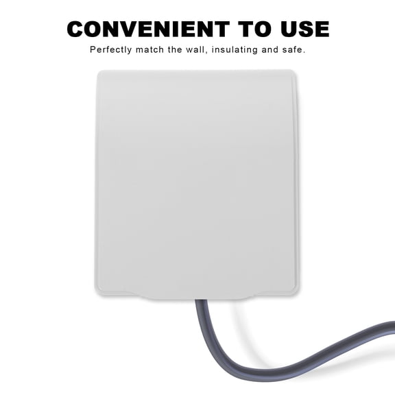 WRISTBIQUE 2-Pack Electrical Outlet Covers White, Weatherproof Wall Socket Protector for Home Safety