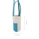 thumbnail image 4 of Bolsa bandolera para botellas de vidrio, bolsa para transportar botellas de agua, bolsa para guardar tazas de café, bolsa de tela para botellas de agua., 4 of 7