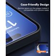 thumbnail image 4 of UNBREAKcable Screen Protector for iPhone 17 Pro 3-Pack, Tempered Glass, 9H Anti‑Scratch, Bubble Free Install with Alignment Frame, HD Clear, Case Friendly, 4 of 8