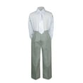 thumbnail image 2 of 3PC Shirt Gray Pants Nectie Set Baby Boy Toddler Kid Formal Suit Sm-7, 2 of 4