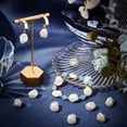 thumbnail image 3 of 1 caja de 30 cuentas de plástico beige a granel, perlas de imitación, perlas barrocas grandes, perlas sueltas, dijes., 3 of 5