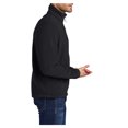 thumbnail image 2 of Mafoose Men's Open Cuffs Midweight Value Polyester Fleece Jacket Black X-Small, 2 of 6