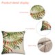 thumbnail image 3 of Funda de almohada con diseño de planta tropical, hojas verdes, selva tropical, funda de cojín para el hogar, 3 of 5