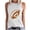 #0159-Khaki, variant on Uootdi Womens Casual Tank Tops Blouses Bow Print Graphic Halter Neck Soft Summer Everyday Crop Tops Gift