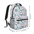 thumbnail image 2 of Gaeub Cute Panda Bear Ergonomic Lightweight Laptop Backpack - Multiple Pockets for School, Work, Travel, Outdoor Activities -One Size, 2 of 5