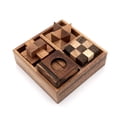 thumbnail image 2 of Caja de rompecabezas BSIRI Makes Happiness Happiness Happen Happiness Hb3F Wood 4 Games, 2 of 9