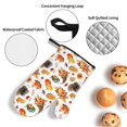 thumbnail image 3 of Haiem Thanksgiving Turkeys 1 Print Extra Long Oven Mitts and Pot Holders 4pc Sets: Heat Resistant Silicone Oven Mittens with Mini Oven Gloves and Hot Pads Potholders, 3 of 6