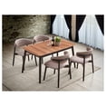 thumbnail image 3 of Acme Lanae Side Chair (Set-2) in Gray Fabric & Black Finish, 3 of 6