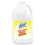 Disinfectant Deodorizing Cleaner Concentrate 1 gal Bottle, Lemon, 4/Carton