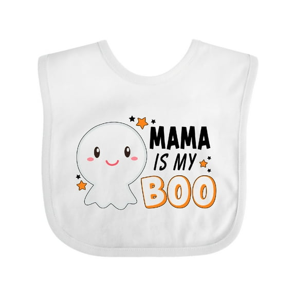 Inktastic Mama is My Boo with Cute Ghost Boys or Girls Baby Bib