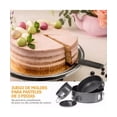 thumbnail image 4 of Moldes para pasteles desmontables Belug Redondos Negros 3 pz, 4 of 5