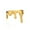 Gold, variant on Titanium Steel Ring Flowing Water Droplets Irregular Geometric Electroplated Gold And Steel Coloring Size 6 7 8