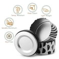 thumbnail image 3 of Hearth & Harbor 8 Oz, 12 Pack Black And White Abstract DIY Candle Containers with Lids - Tin Candle Jars for Making Candles - Metal Candle Jars - Bulk Tins Storage for Candle, 3 of 4