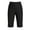 *Black, variant on VBVC Women's Side Slit 7/8 Length Capri Leggings,High Waist Tummy Control Stretchy Yoga Pants For Women,Ladies Seamless Workout Capris with Pockets,Black,S-2XL