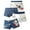 Navy, variant on CYRBOKO Boxers for Boys, Casual 4-pack Elastic Waist Cotton Boys Underwear Sky Blue Size 9-10 T