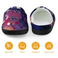 thumbnail image 5 of Kawaii Kirby Soft Plush Slippers for Boys Girls Winter Warm Cotton Slippers with Rubber Sole Non-Slip Kid's Slip on Shoes Fluffy House Slippers For Indoor And Outdoor, 5 of 8