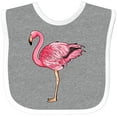 thumbnail image 3 of Inktastic Pink Flamingo Boys or Girls Baby Bib, 3 of 4