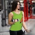 thumbnail image 4 of Vsdgher Drink Coffee And Do Good Print Tank Top Sports Vest Bra for Women Sports ,Performance Stretchy Quick Dry Sports Workout Running Top Vest with Removable Pads, 4 of 8