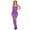 851#Purple, variant on Fishnet Bodysuit Mesh Bodystocking Sexy Lingerie For Women Lace Babydoll Bodysuit Tight Nightwear