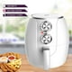 thumbnail image 2 of Brentwood 3.2-Quart Small Electric Air Fryer, Timer & Temp. Control (white, silver), 2 of 5