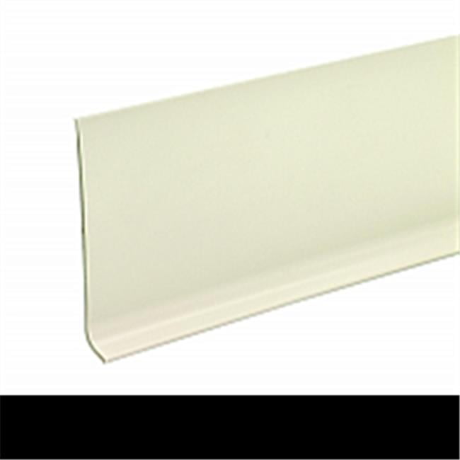Md Building Products 75275 4 ft. x 4 x 0.08 in. Almond Vinyl Cove Wall Base