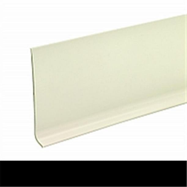 Md Building Products 75275 4 ft. x 4 x 0.08 in. Almond Vinyl Cove Wall