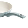 thumbnail image 2 of Gibson Cafe Vibes 2 Piece Frying Pan Set with Soft Touch Handles in Mint, 2 of 2