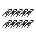 thumbnail image 1 of 10 Pcs French Hair Pin,u-shaped Wavy Hair Clip French Twist Hair Pin For Women,brand New, 1 of 5